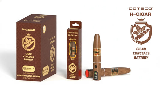 Cigar Style Concealed 510 Thread Vape Cartridge Pen 400mah Battery