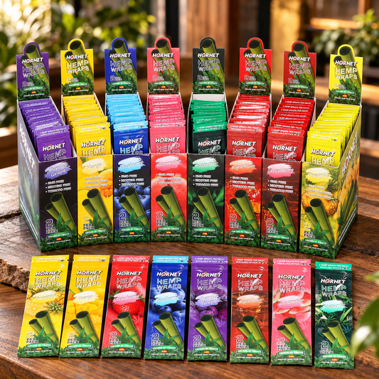 Hornet Flavored Hemp Wraps - 2 Wraps
