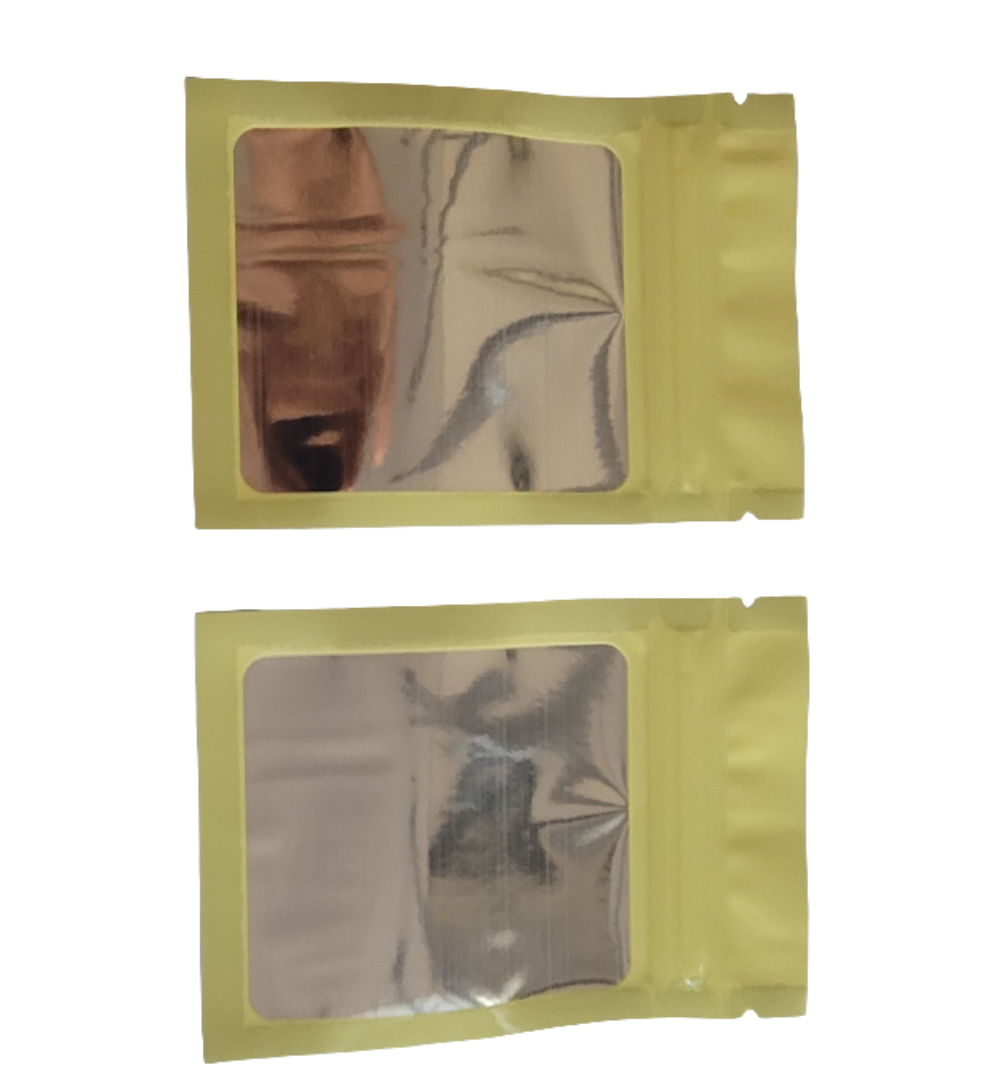 Mylar Small Ziplock Smell Proof Bag - 1g (100 Pcs)