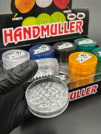 Zilla 60mm 3-Part Acrylic Plastic Grinder