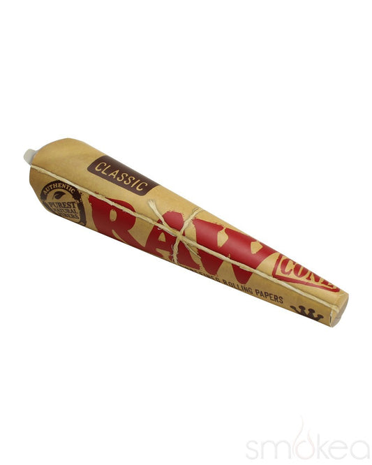 RAW Classic Brown King Size Pre-rolled Cones - Rolling paper
