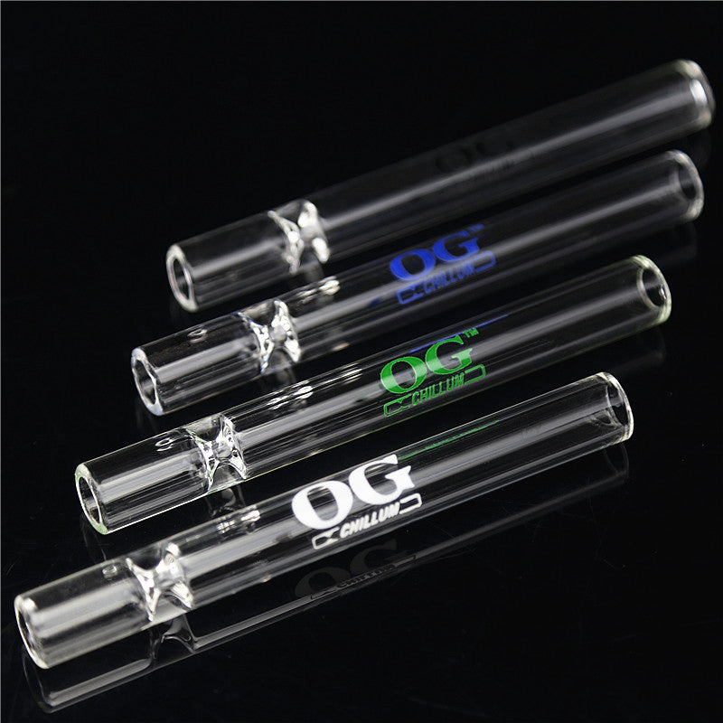 OG Chillum smoking Glass pipes straight design