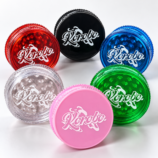 Korobo 60mm 2-Part Acrylic Plastic Grinder