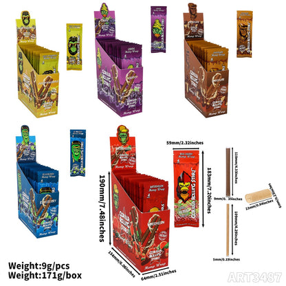Gorilla Rolling Stars Flavored Hemp Wraps - 4 Wraps