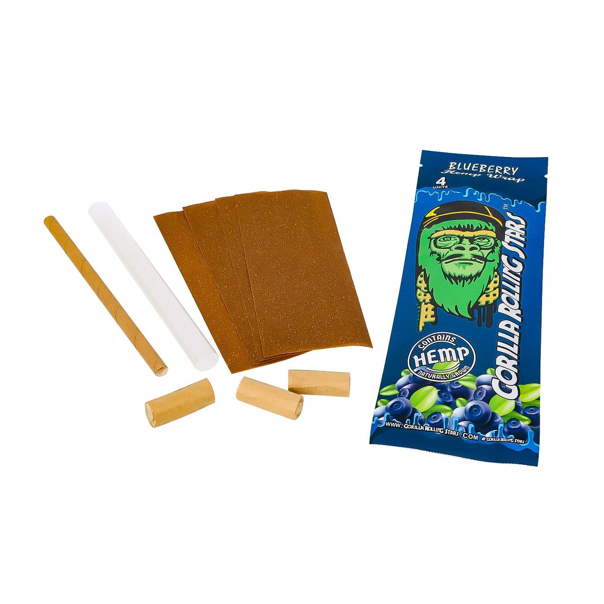 Gorilla Rolling Stars Flavored Hemp Wraps - 4 Wraps
