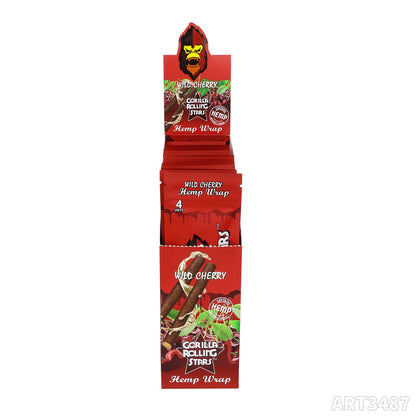 Gorilla Rolling Stars Flavored Hemp Wraps - 4 Wraps