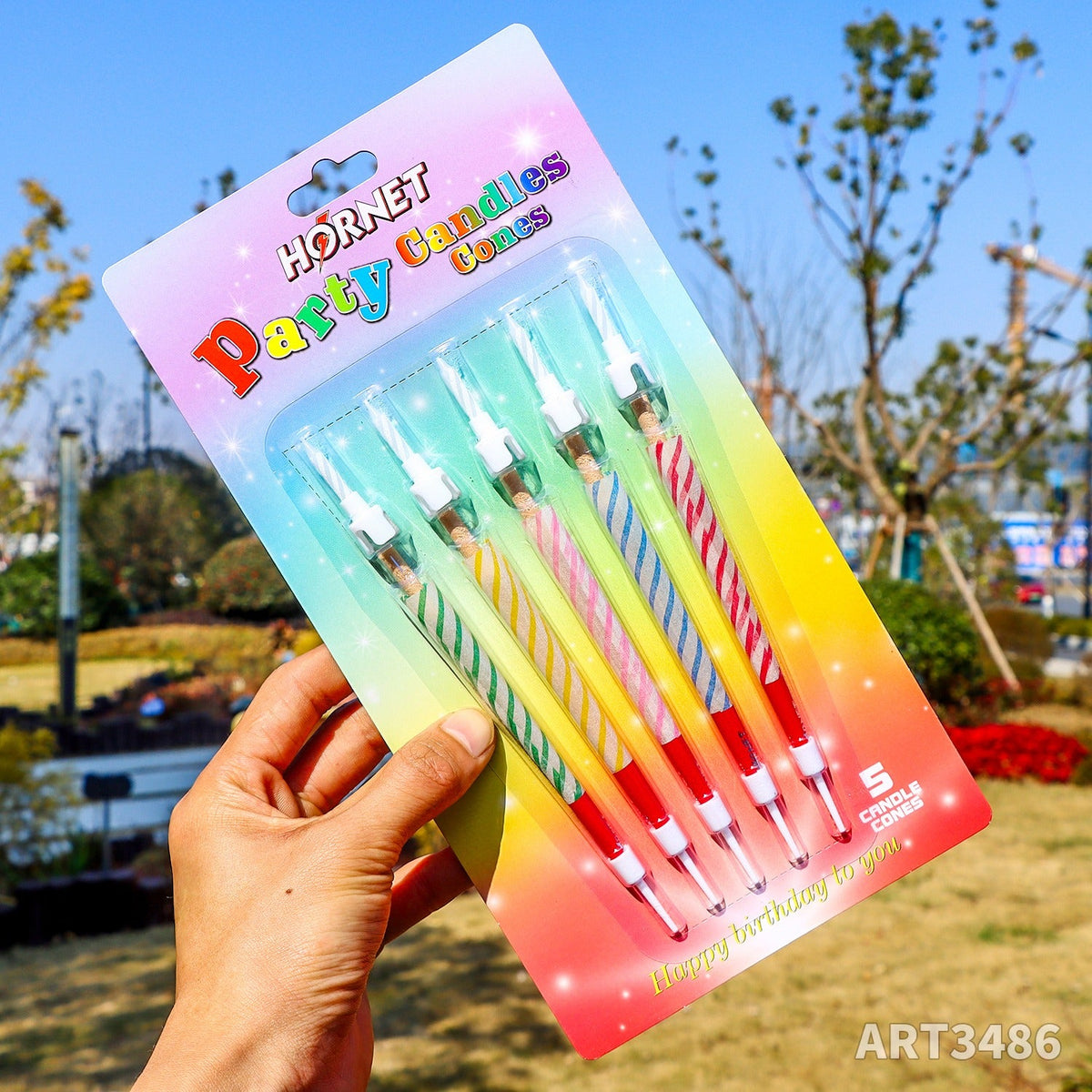 Hornet Pre-Rolled Birthday Trumpet King Size Cones  - Rolling Paper