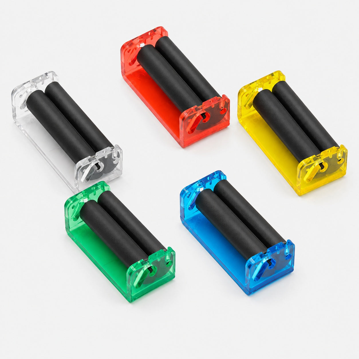 Plastic King Size Rolling Machine 110mm – Assorted Colours