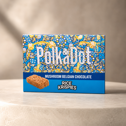 PolkaDot Belgian Mushroom Chocolate Bar