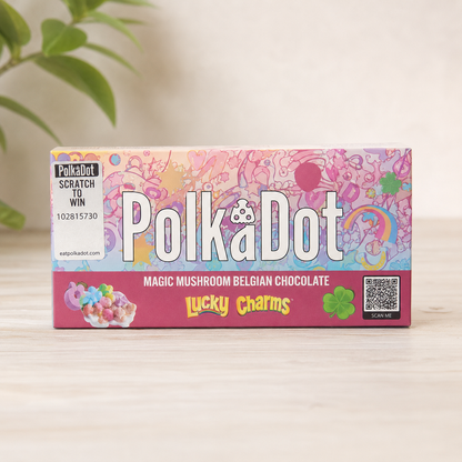 PolkaDot Belgian Mushroom Chocolate Bar