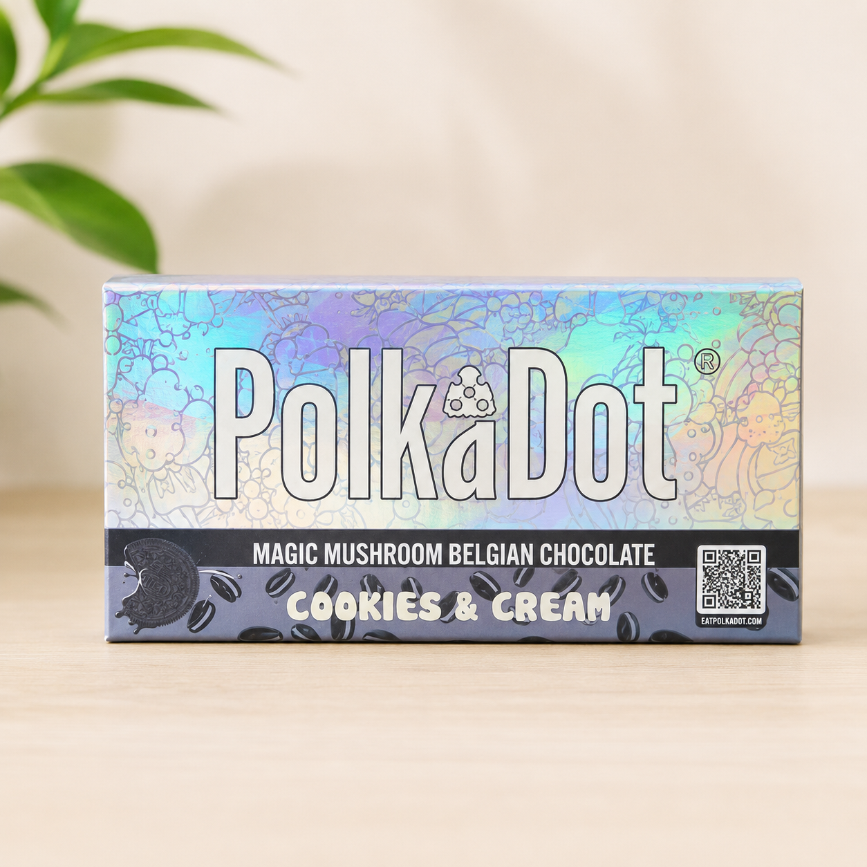 PolkaDot Belgian Mushroom Chocolate Bar