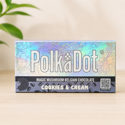 PolkaDot Belgian Mushroom Chocolate Bar