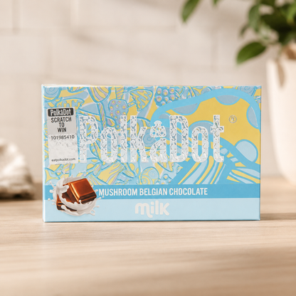 PolkaDot Belgian Mushroom Chocolate Bar