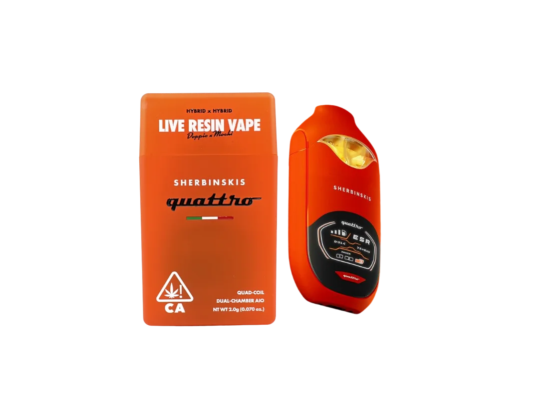Sherbinskis Quattro Live Resin 2G Disposable Vape Cartridge