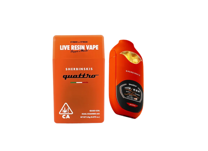 Sherbinskis Quattro Live Resin 2G Disposable Vape Cartridge
