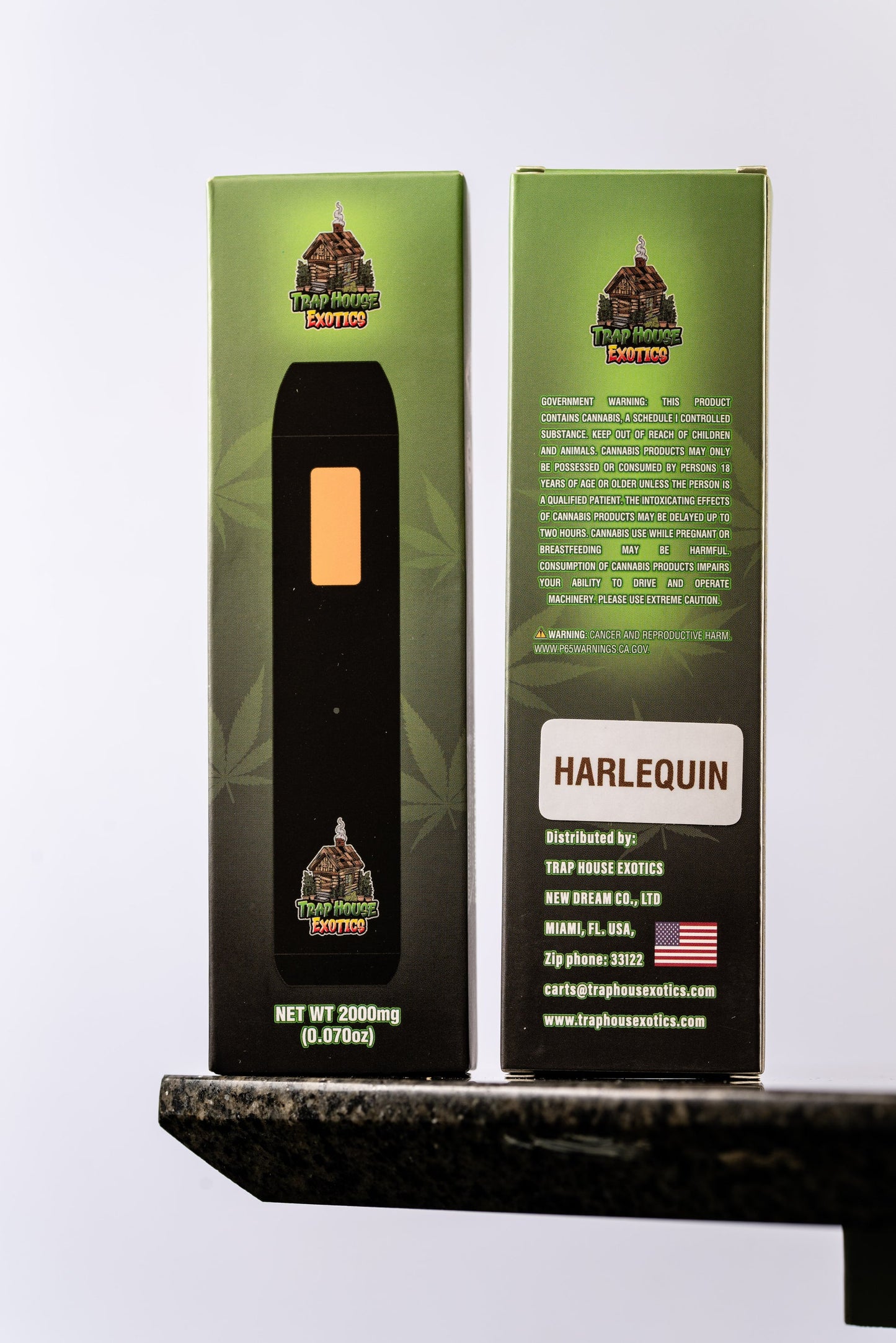 Trap House Exotics Disposable Vape Cartridge - Delta 8 2000mg