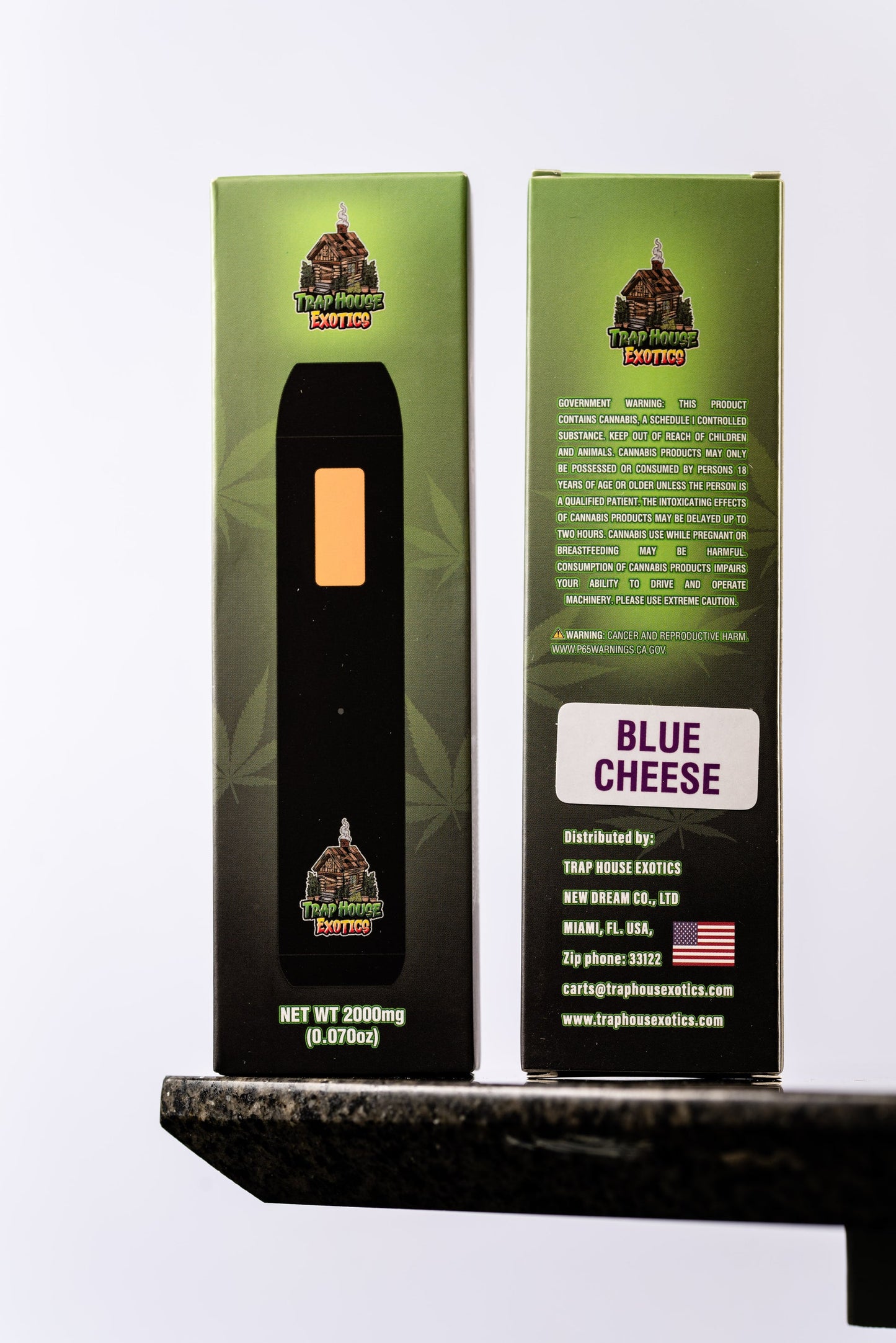 Trap House Exotics Disposable Vape Cartridge - Delta 8 2000mg