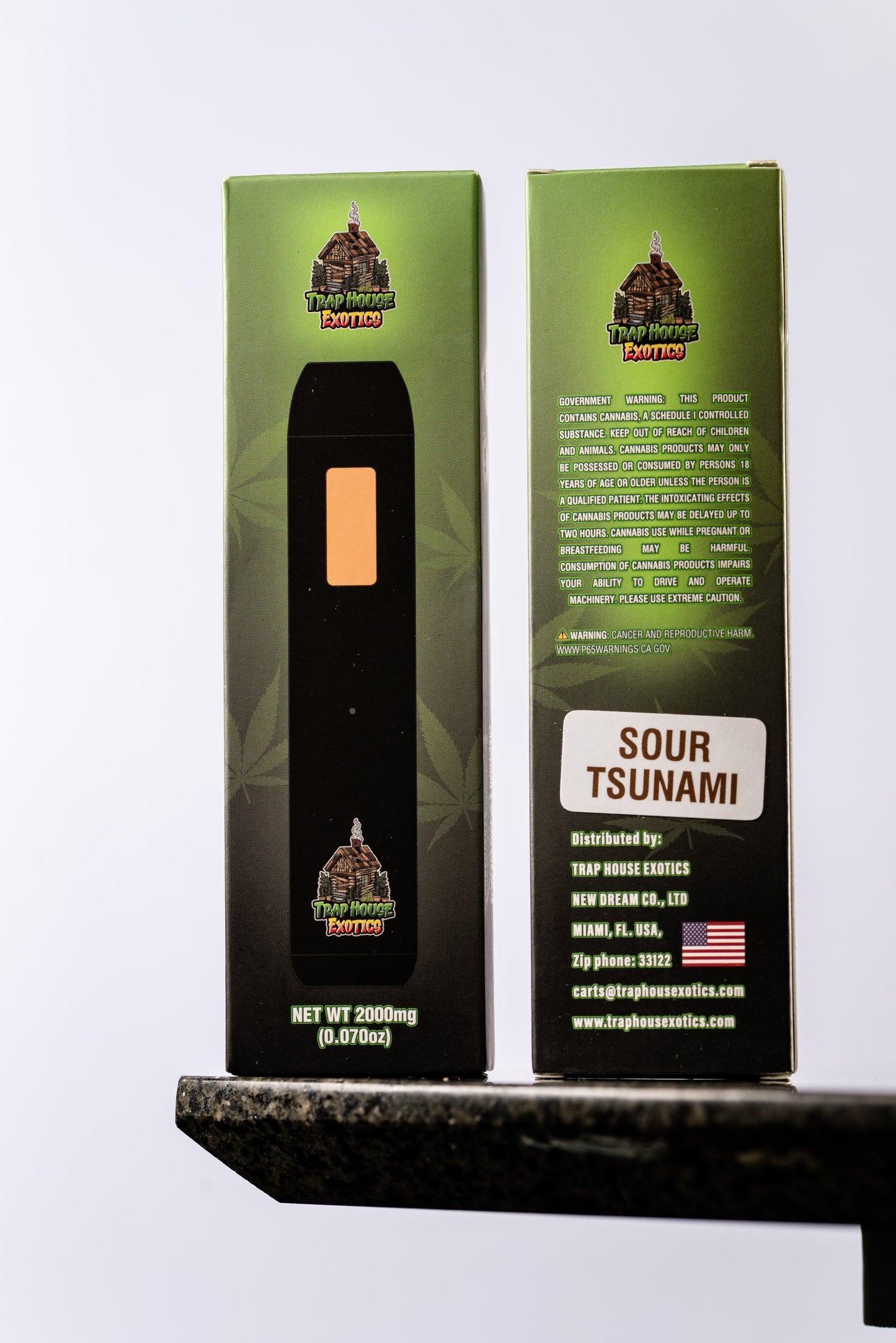 Trap House Exotics Disposable Vape Cartridge - Delta 8 2000mg