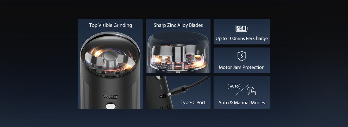 Yocan Veke Automatic Electric Grinder