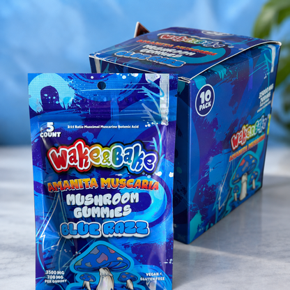 Wake & Bake Amanita Muscaria Mushroom Gummies - 3500mg