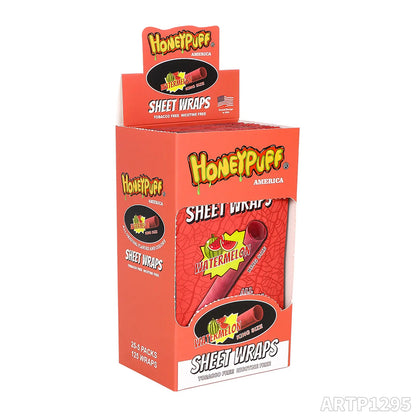 Organic Honeypuff America Blunt Sheet Wraps - 5 Wraps