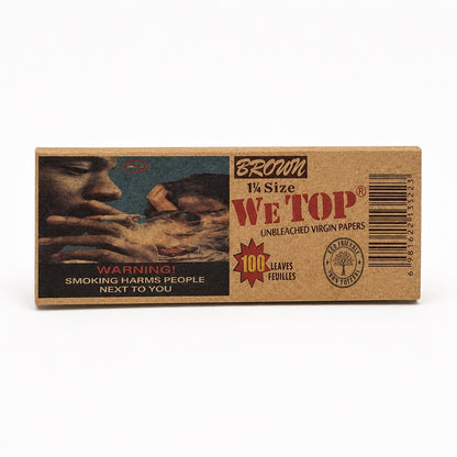 Wetop Brown 1 1/4 Size Rolling Papers