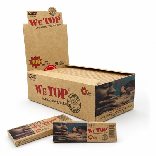 Wetop Brown 1 1/4 Size Rolling Papers