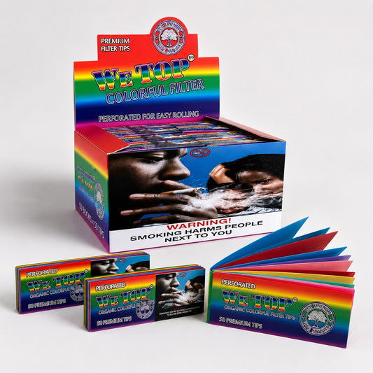 WeTop Organic Colorful Filter Tips – Perforated