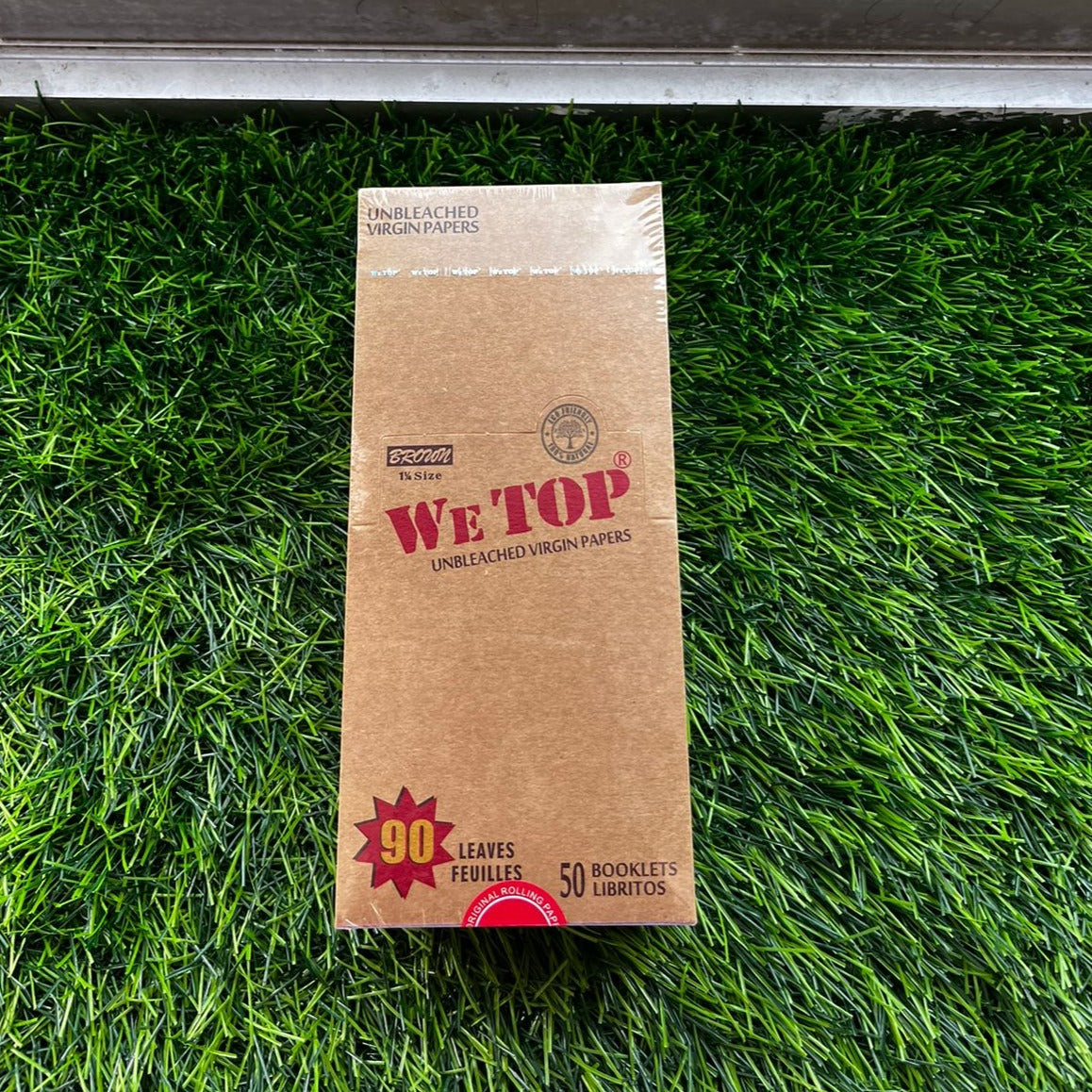 Wetop Brown 1 1/4 Size Rolling Papers