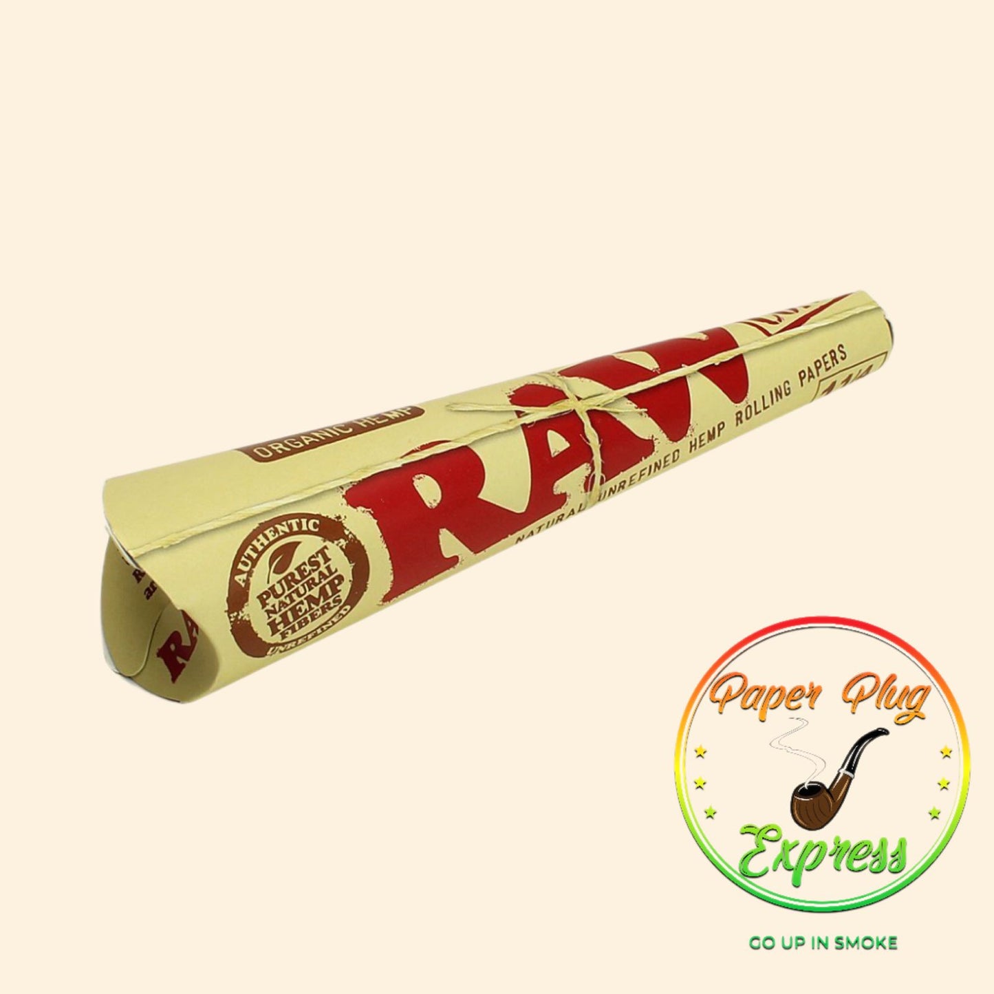 RAW Organic 1 1/4 Pre-Rolled Cones rolling paper