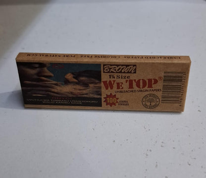 Wetop Brown 1 1/4 Size Rolling Papers