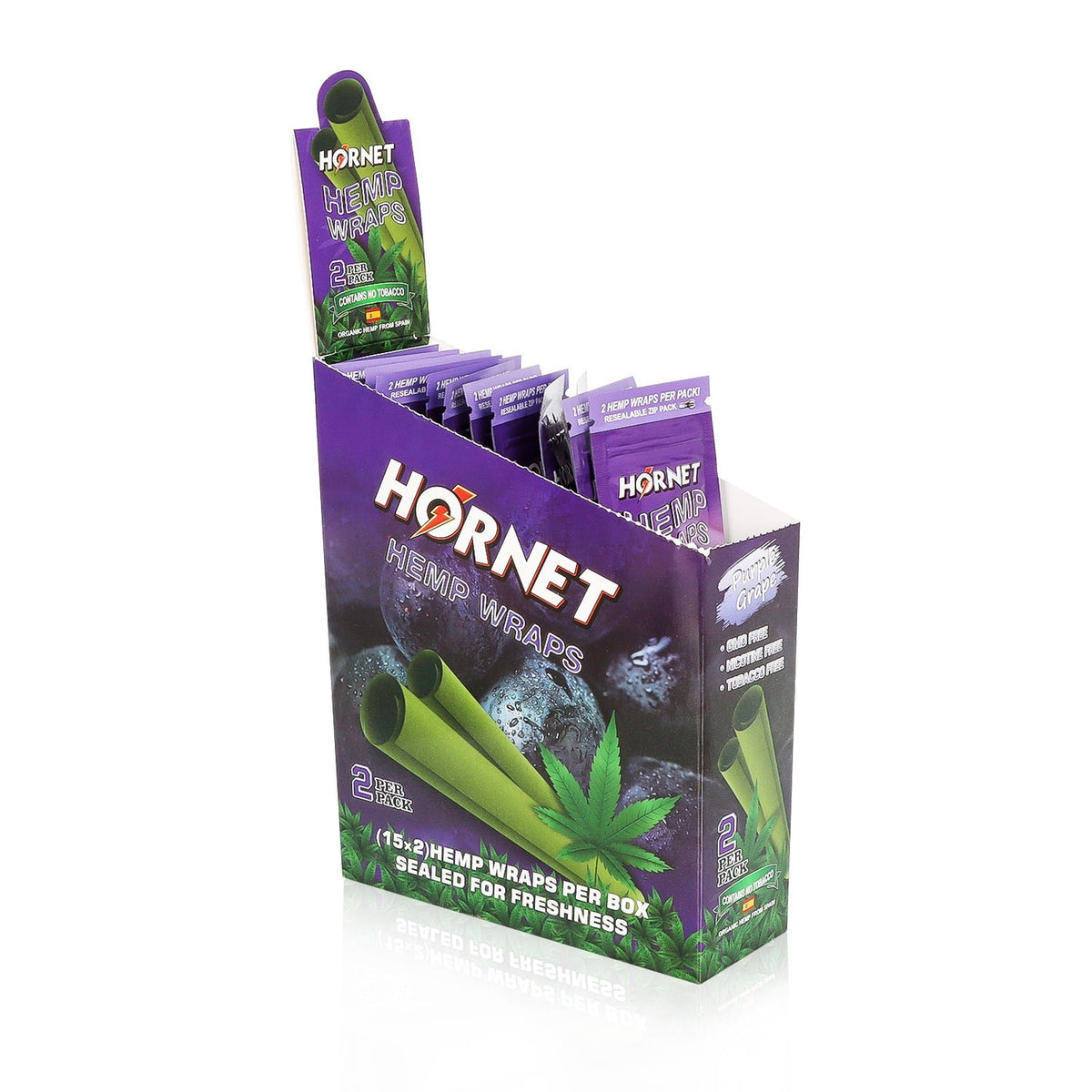 Hornet Flavored Hemp Wraps - 2 Wraps