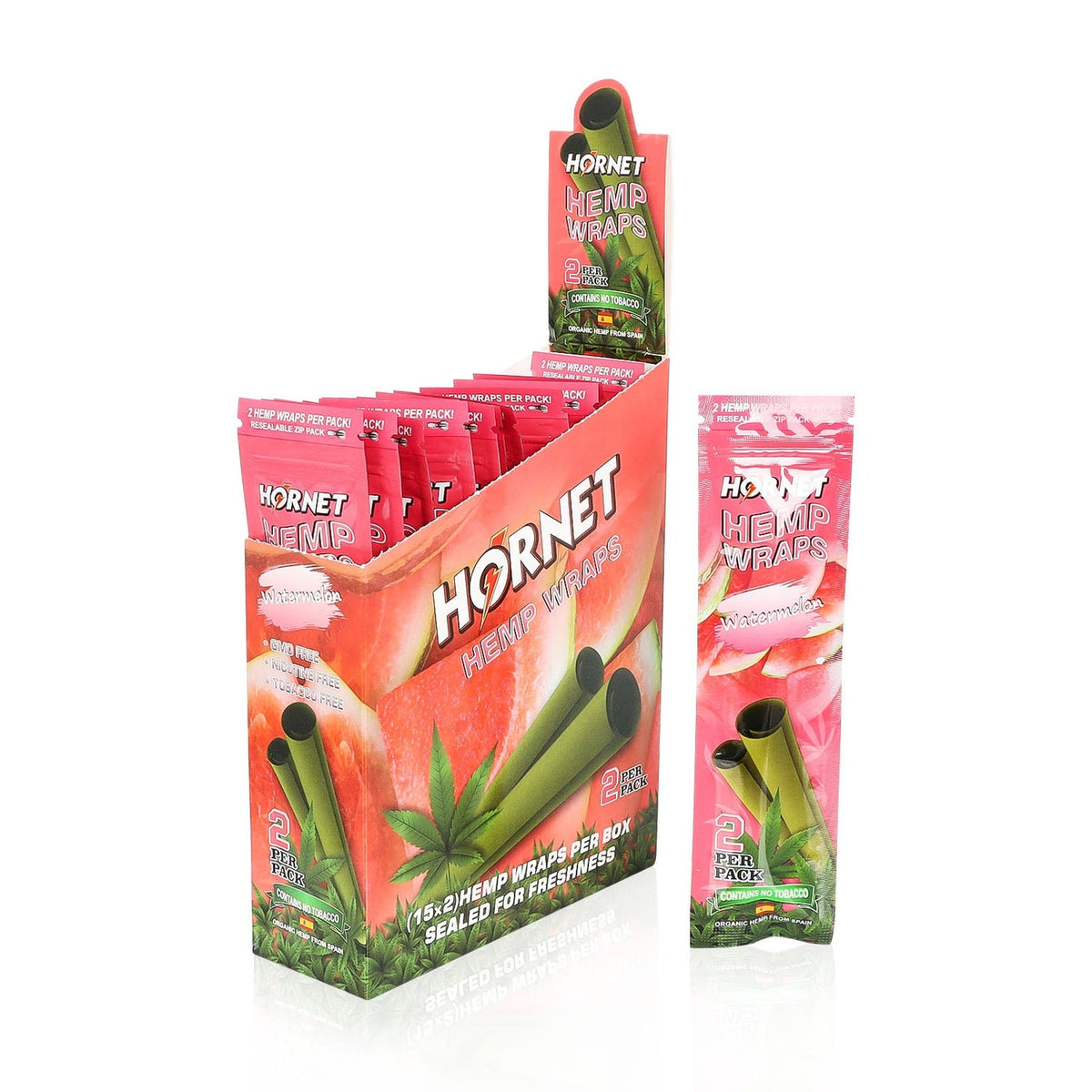 Hornet Flavored Hemp Wraps - 2 Wraps