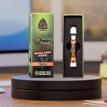 Trap House Exotics SAT!VA  Delta-8 THC Vape Cartridge 1000mg - 1g