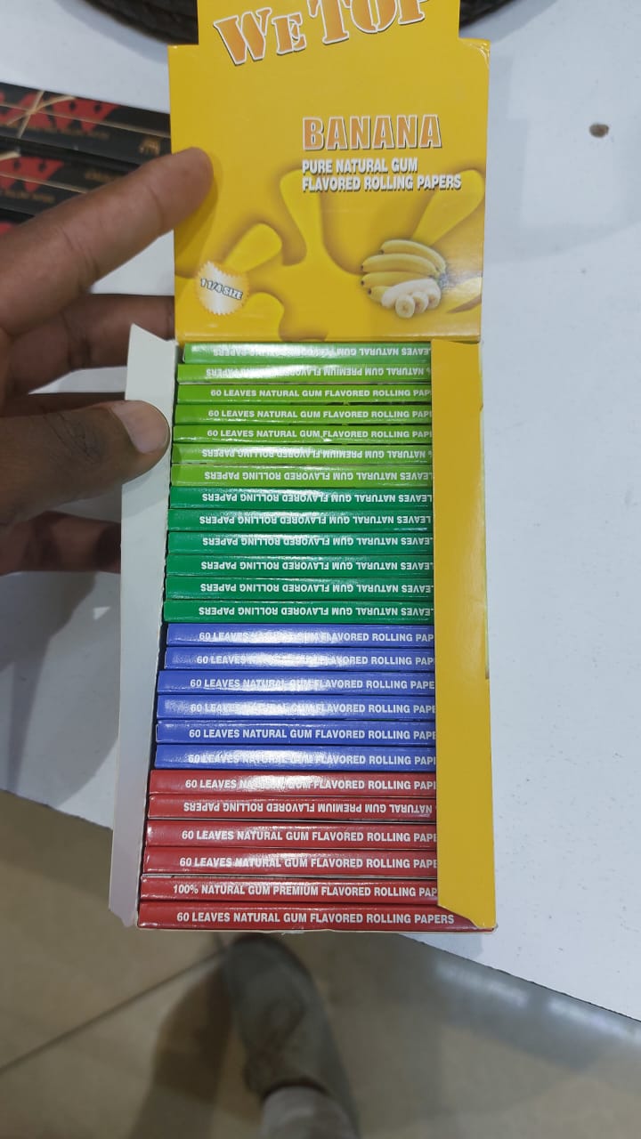 WeTop Mixed Flavours Rolling Papers - Full Box