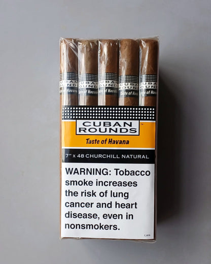 Cuban Rounds Churchill Cigars – Natural & Maduro | Smooth Nicaraguan Blend (7x48)