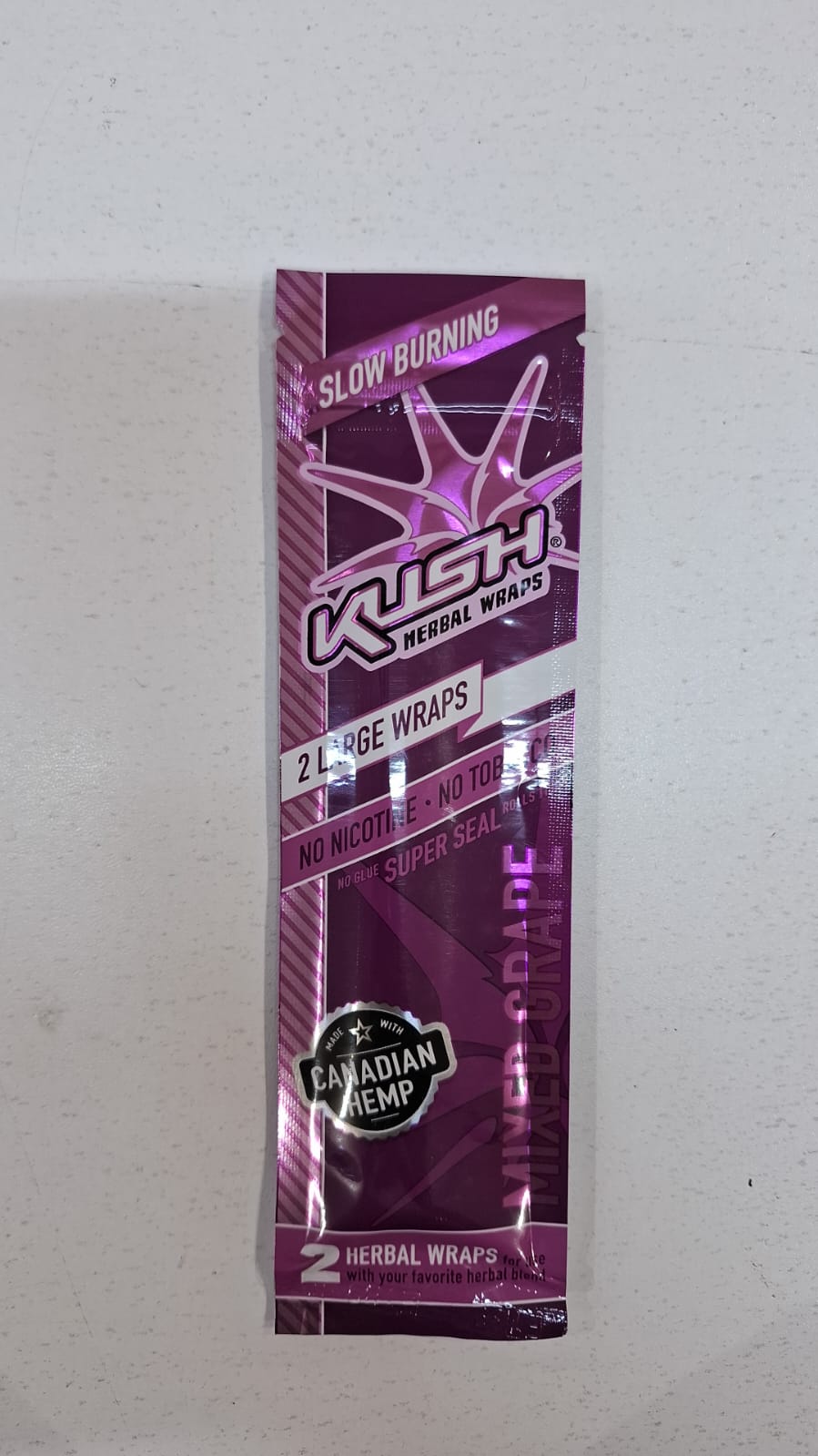 KUSH Pre-Rolled Herbal Blunt Wraps  – Tobacco-Free & Nicotine-Free