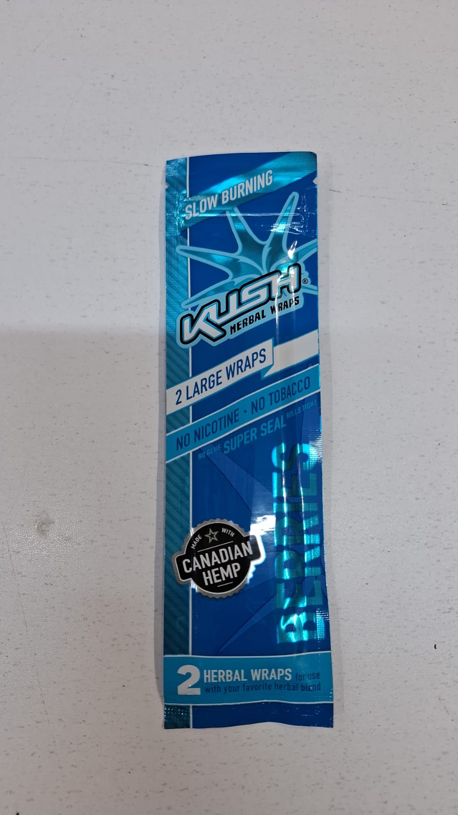 KUSH Pre-Rolled Herbal Blunt Wraps  – Tobacco-Free & Nicotine-Free