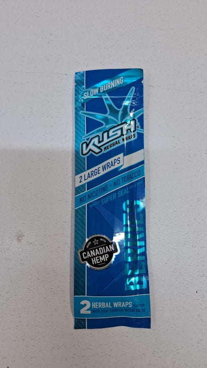 KUSH Pre-Rolled Herbal Blunt Wraps  – Tobacco-Free & Nicotine-Free
