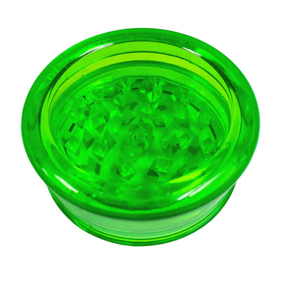 Acrylic Plastic Herb Grinder – 2 Layer 63mm (Plain Colors)