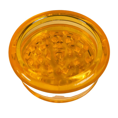 Acrylic Plastic Herb Grinder – 2 Layer 63mm (Plain Colors)