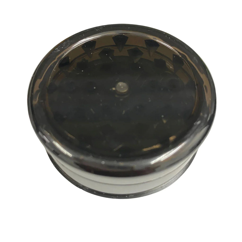 Acrylic Plastic Herb Grinder – 2 Layer 63mm (Plain Colors)