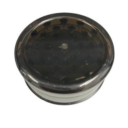 Acrylic Plastic Herb Grinder – 2 Layer 63mm (Plain Colors)