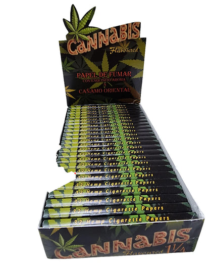 Cannabis Flavored Rolling Papers 1 1/4 Size