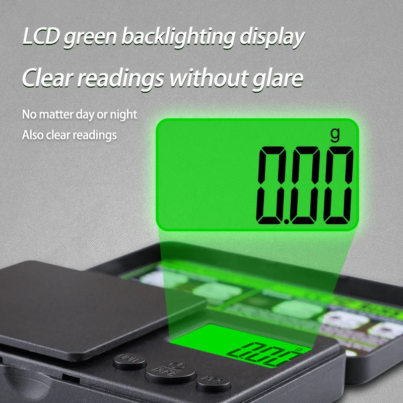 Top Flip Precision Digital Pocket Scale (0.01g–1kg)