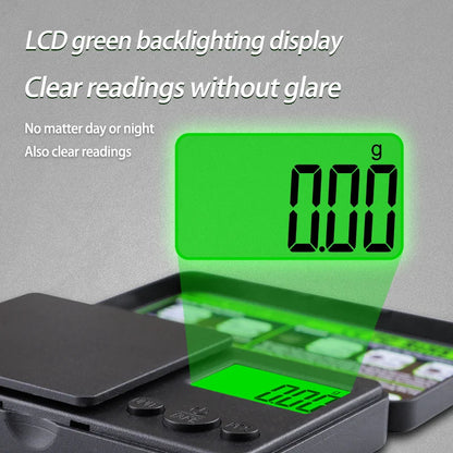 Top Flip Precision Digital Pocket Scale (0.01g–1kg)