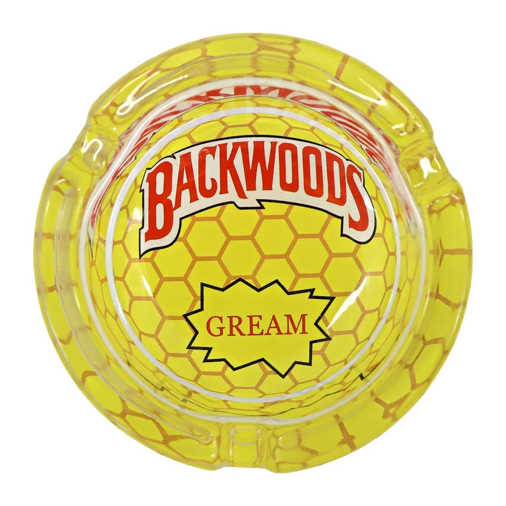 Backwoods 66mm Round Glass Ashtray