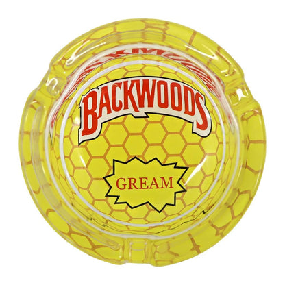 Backwoods 66mm Round Glass Ashtray