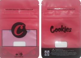 Cookies Ziplock Smell Proof Bag - 28g (100pcs)