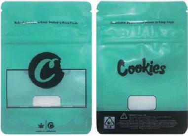 Cookies Ziplock Smell Proof Bag - 28g (100pcs)